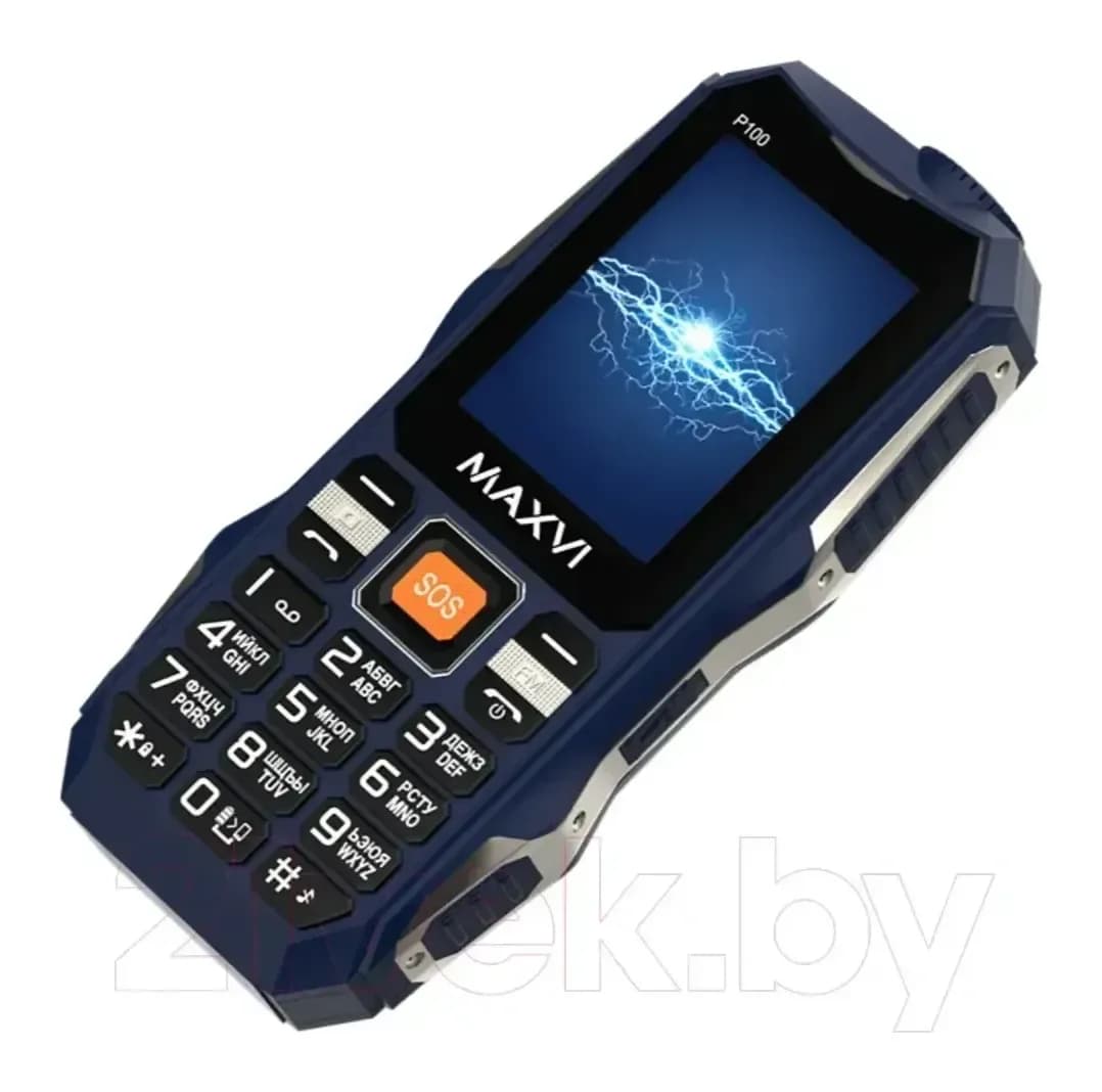 Мобильный телефон Maxvi P100 (синий)