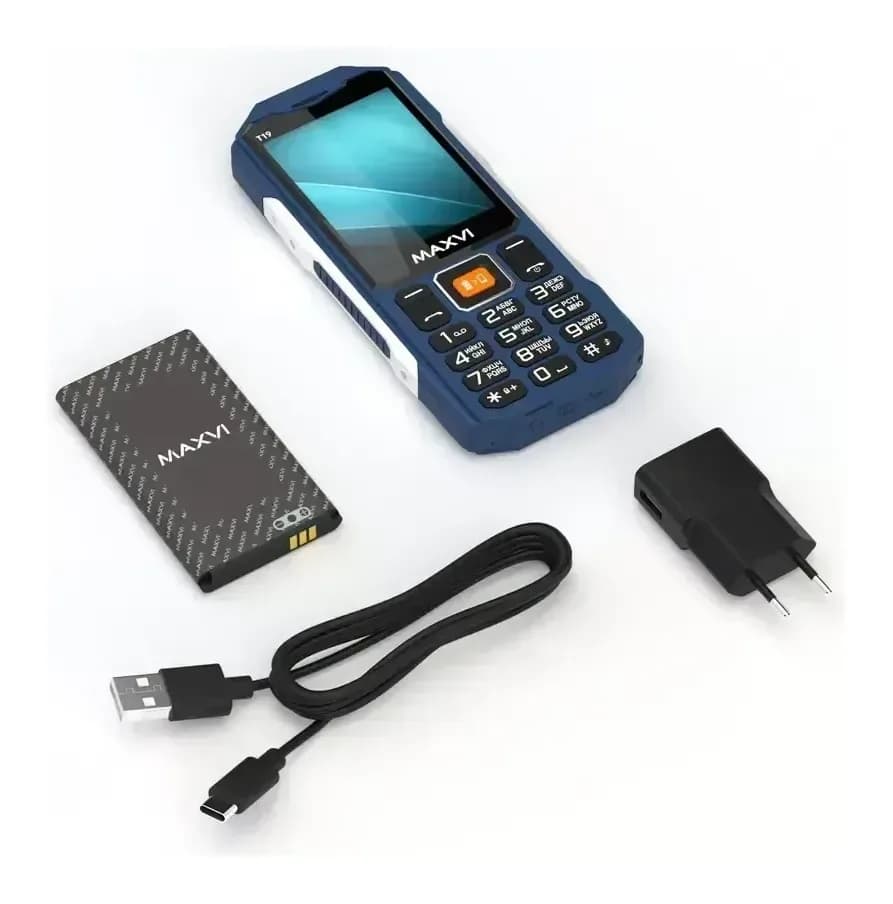 Мобильный телефон Maxvi T19 (синий)