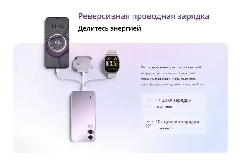Смартфон Realme C100i 4GB/128GB (серебристый)