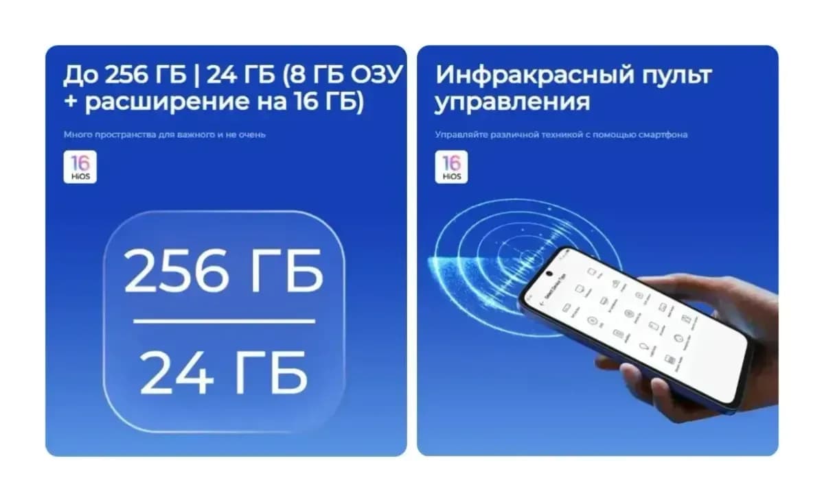 Смартфон Tecno Spark 50 8GB/256GB (серый)