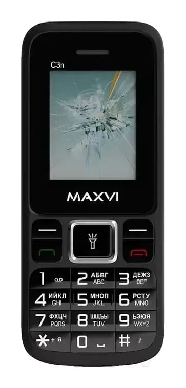 Мобильный телефон Maxvi С 3n (черный)