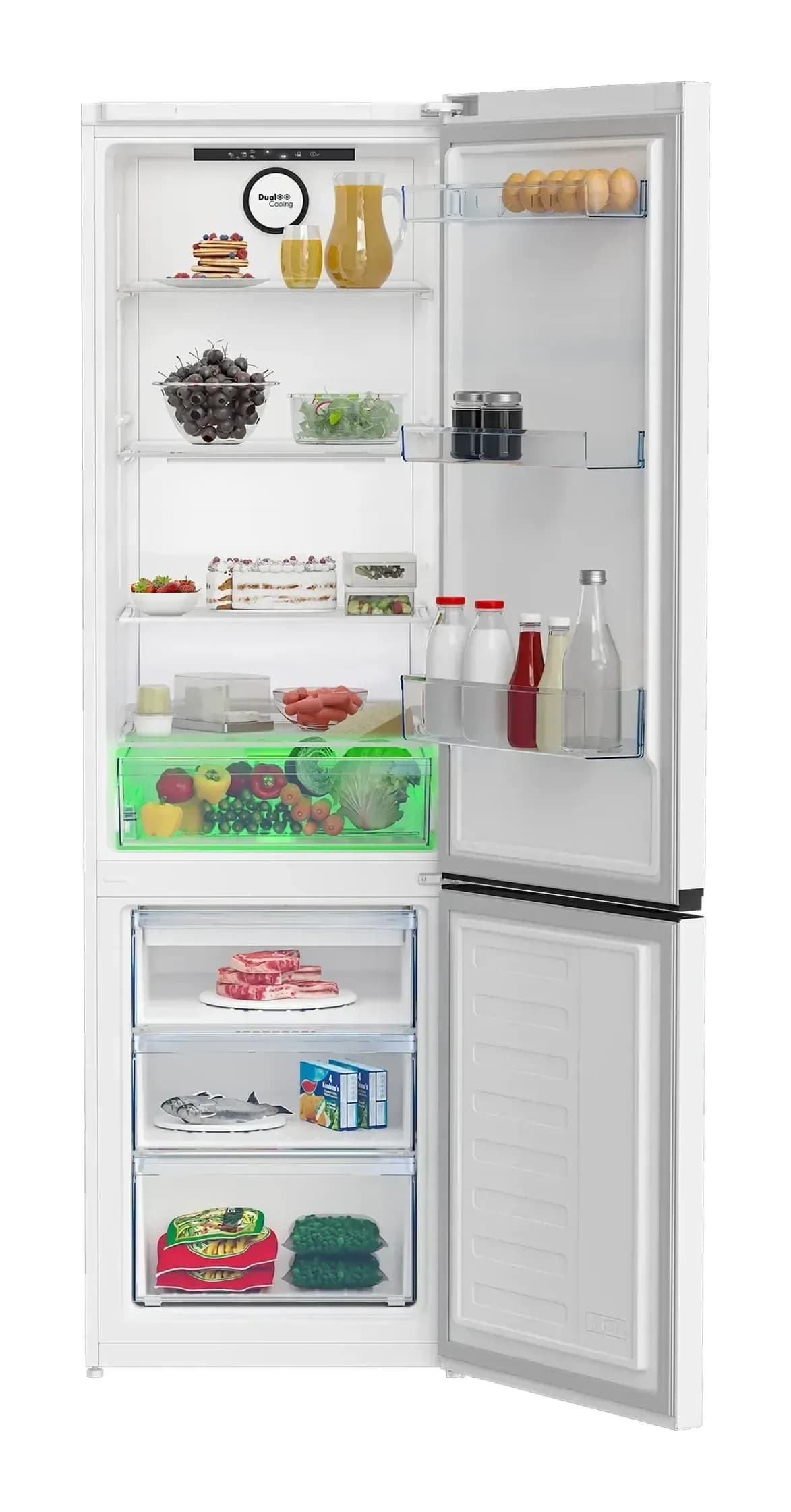 Холодильник с морозильником Beko B3RCNK403HW