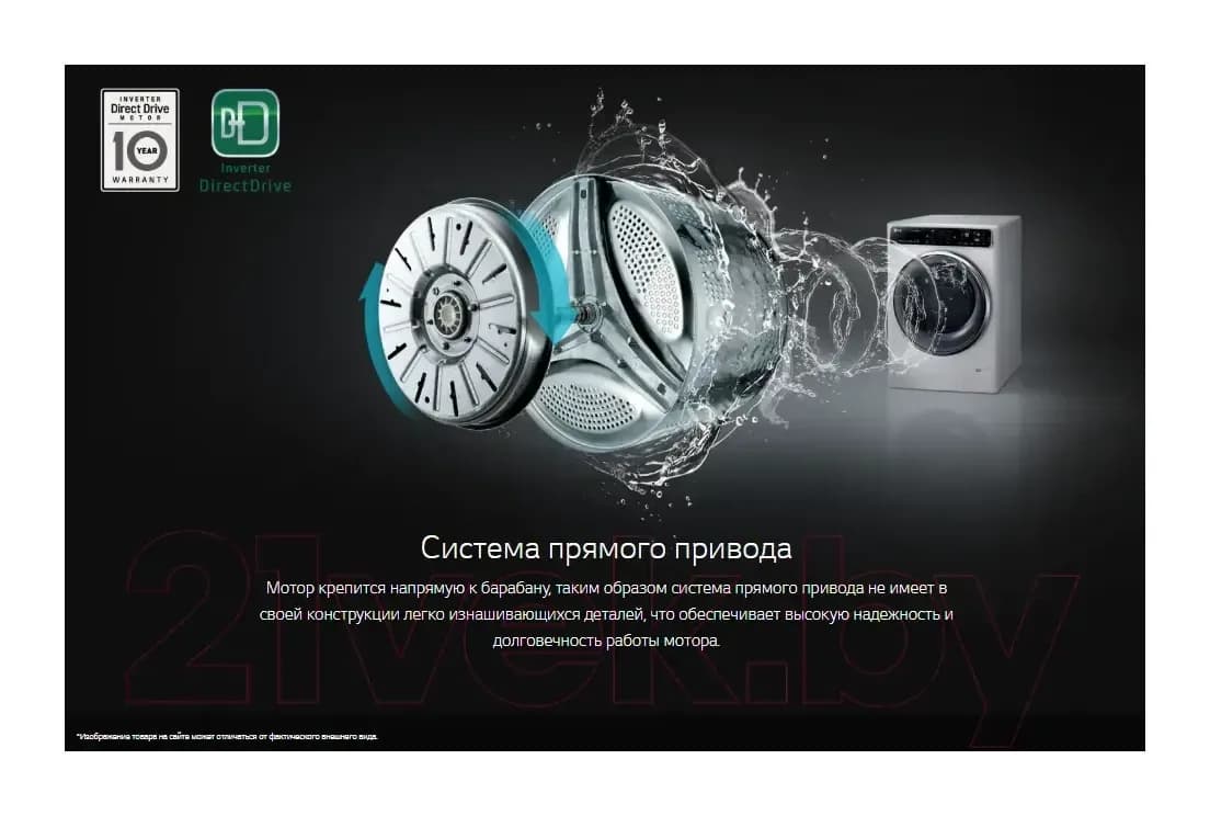 Стирально-сушильная машина LG Steam F1496ADS3