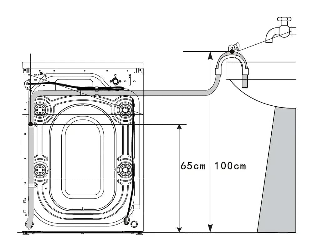 Стирально-сушильная машина Korting KWD 60DS12106