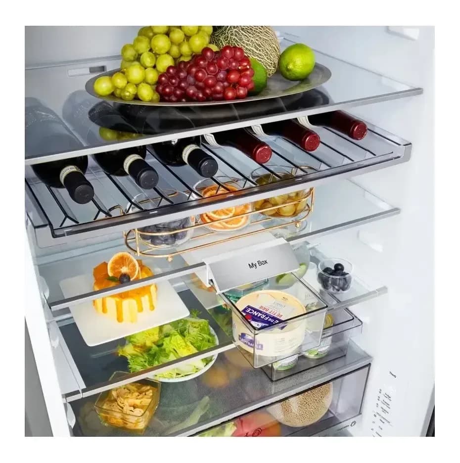 Холодильник с морозильником LG GC-B640FEKM