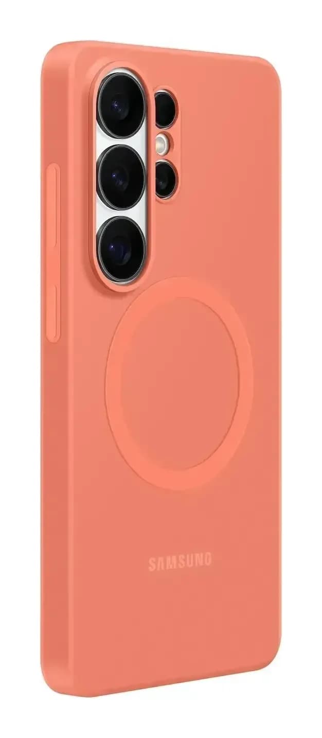 Чехол-накладка Samsung Silicone Magnet Case S26 Ultra / EF-ES948COEGRU (коралловый)