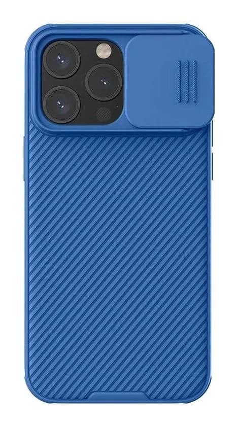 Чехол-накладка Nillkin CamShield Pro для Apple iPhone 15 (синий)