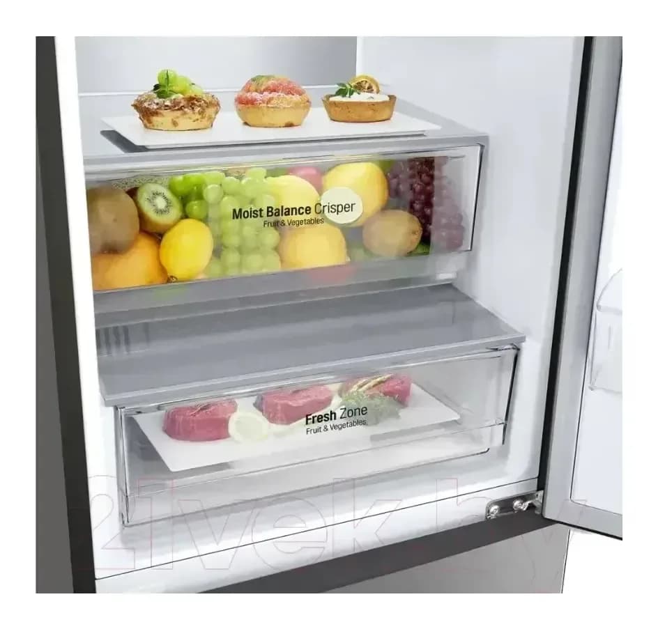 Холодильник с морозильником LG DoorCooling+ GA-B509CMQM