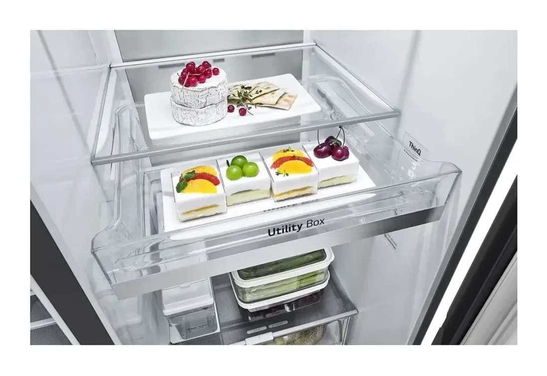 Холодильник с морозильником LG GC-L257CBEV