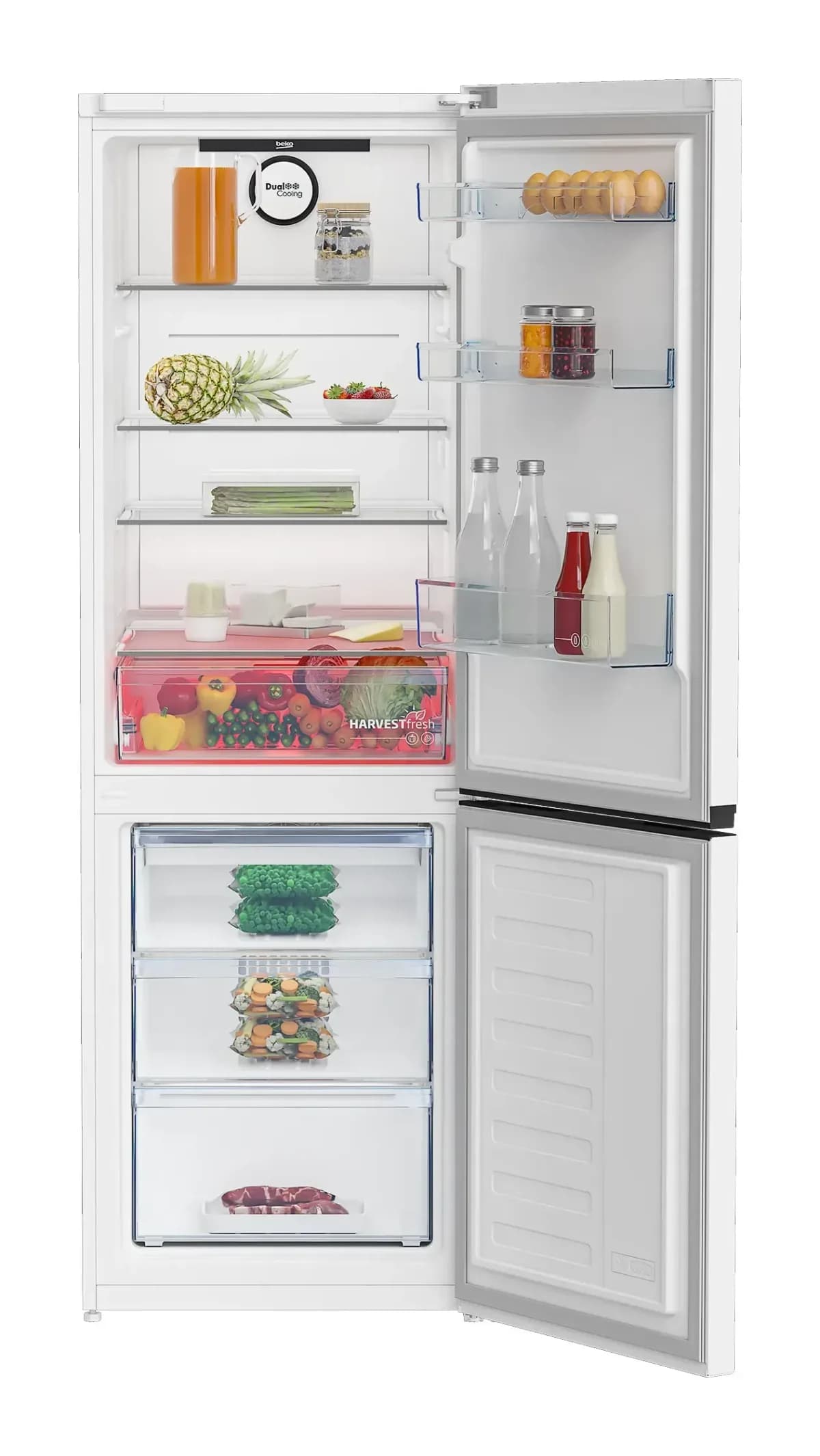 Холодильник с морозильником Beko B3R1CNK363HW
