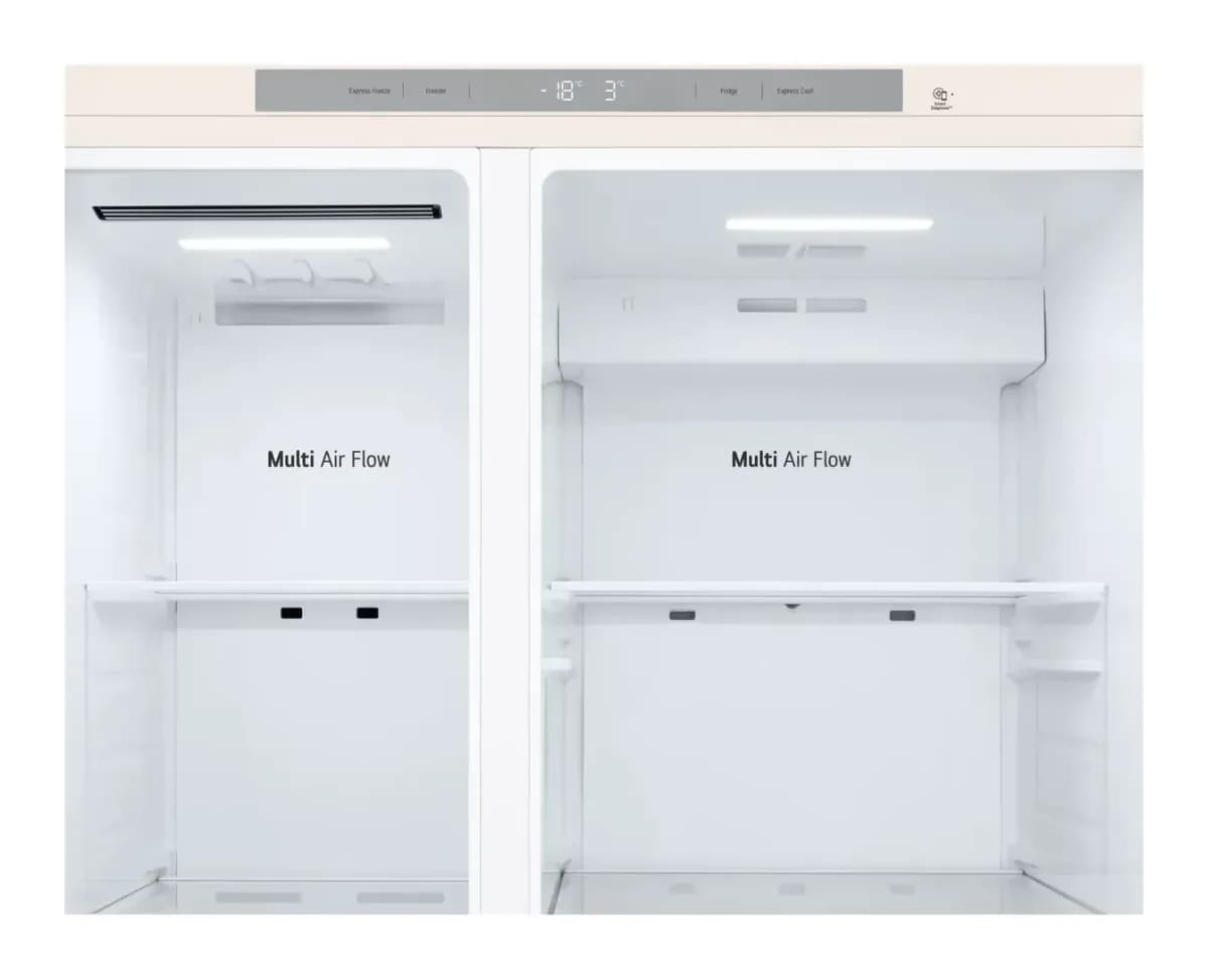 Холодильник с морозильником LG GC-B257KEHW