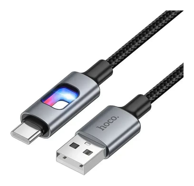 Зарядный кабель Hoco U144 Type-C (1.2м, черный)