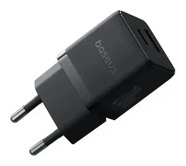 Зарядное устройство сетевое Baseus Palm C+U 20W EU / P10111608113-01 (черный)