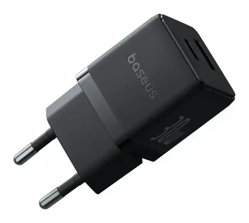 Зарядное устройство сетевое Baseus Palm C+U 30W EU / P1011160A113-01 (черный)
