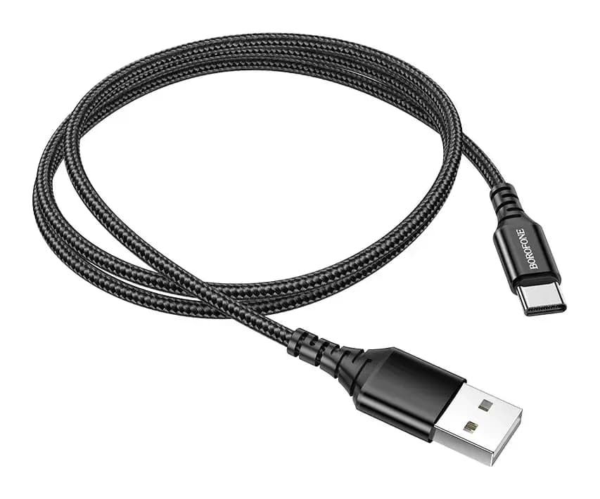 Зарядный кабель Borofone BX54 Type-C (1м, черный)