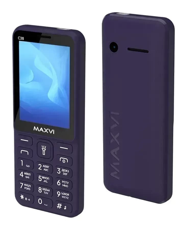 Мобильный телефон Maxvi C38 (фиолетовый)