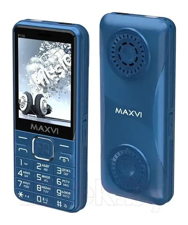 Мобильный телефон Maxvi P110 (маренго)
