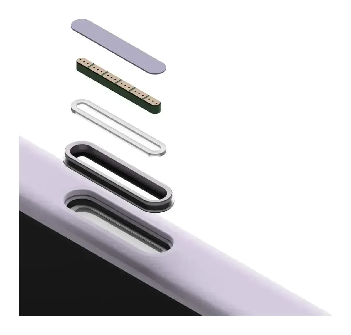 Чехол-накладка Ringke Silicone Magnetic для iPhone 17 (Light Purple)