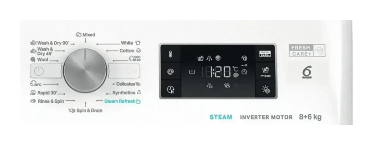Стирально-сушильная машина Whirlpool FFWDB 864489 SV EE