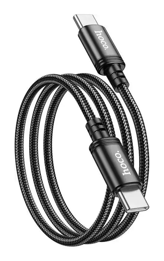Зарядный кабель Hoco X89 Wind Type-C-Type-С (1м, черный)