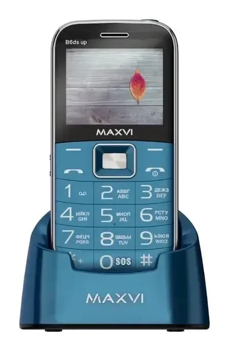 Мобильный телефон Maxvi B6ds up (маренго)