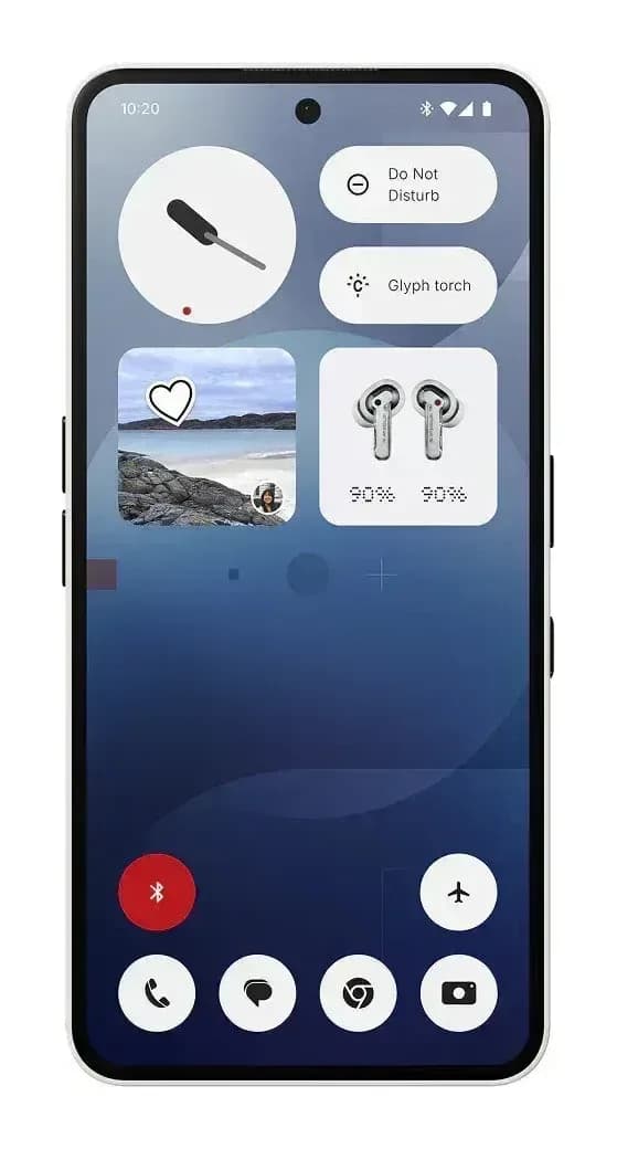 Смартфон Nothing Phone 3А 12GB/256GB (белый)