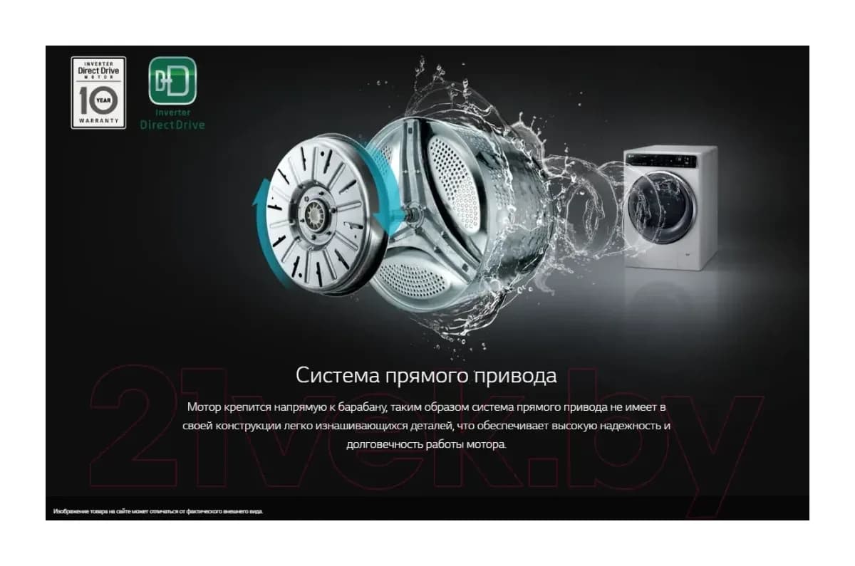Стирально-сушильная машина LG F2J6NM1W