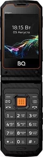 Мобильный телефон BQ Dragon BQ-2822 (черный/оранжевый)