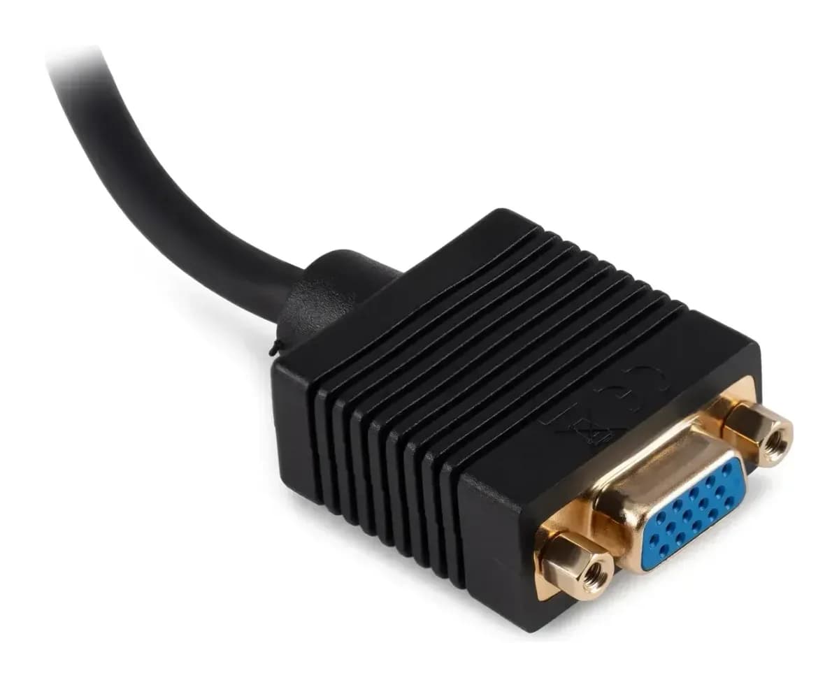 Кабель/переходник Buro DVI-D (m) VGA (f) / BU-DVI-VGA (0.23м, черный)