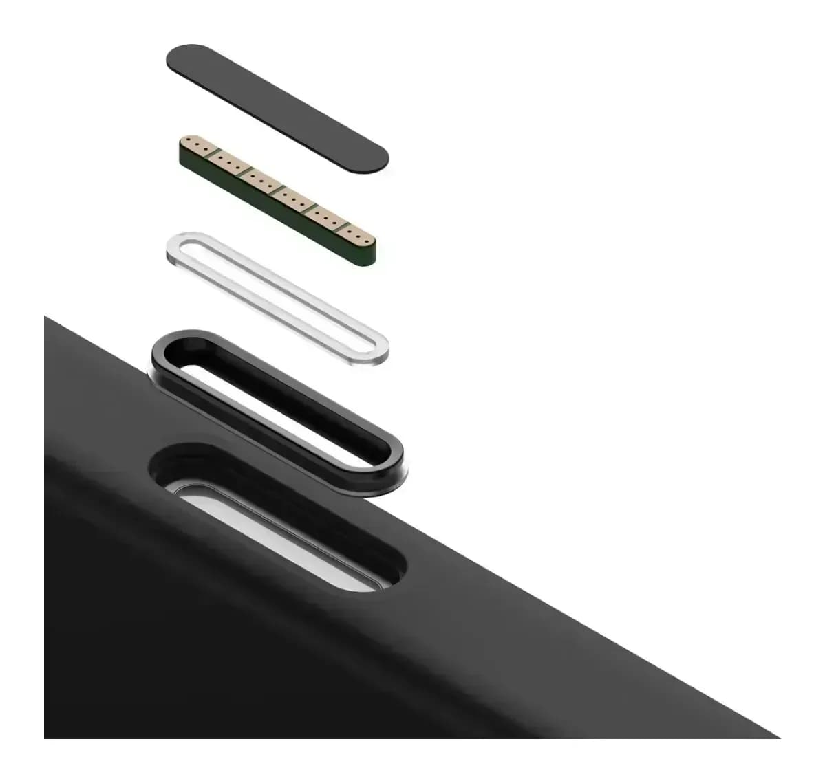 Чехол-накладка Ringke Silicone Magnetic для iPhone 17 (Black)