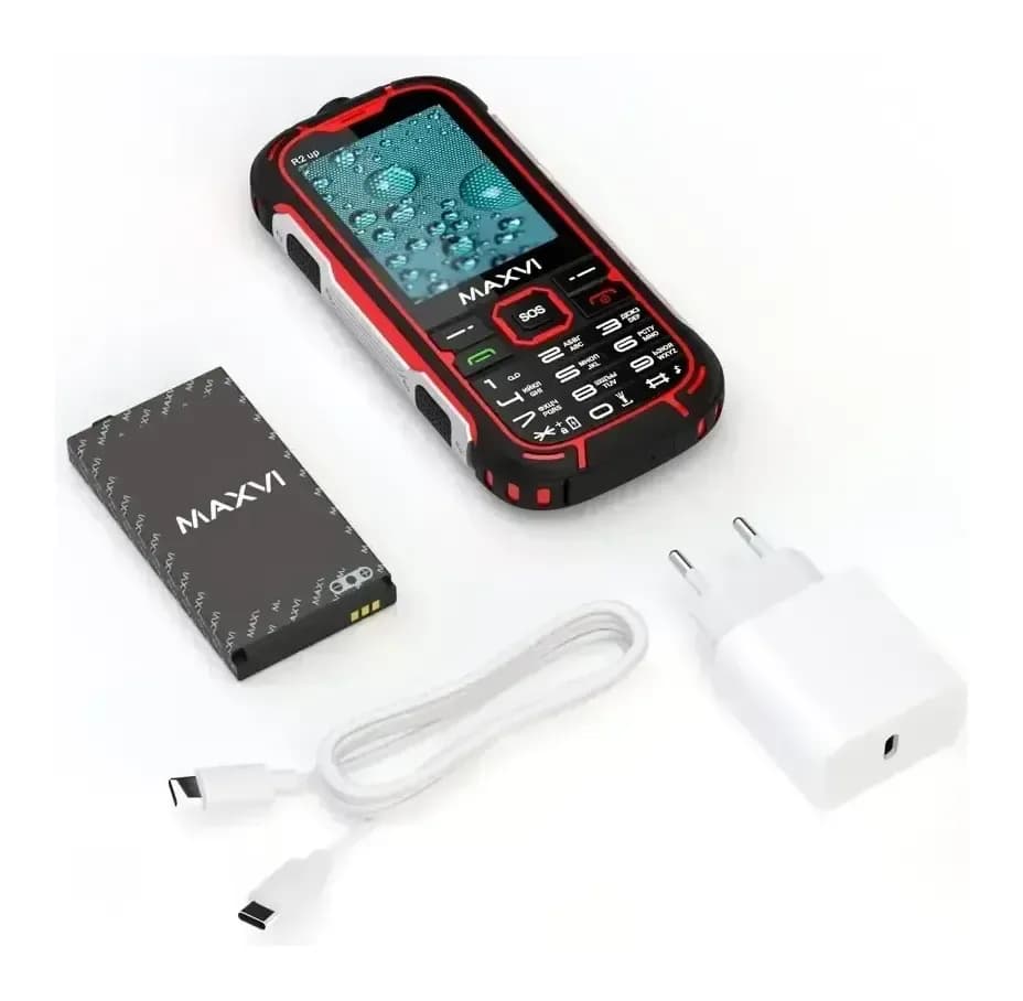 Мобильный телефон Maxvi R2 up (красный)