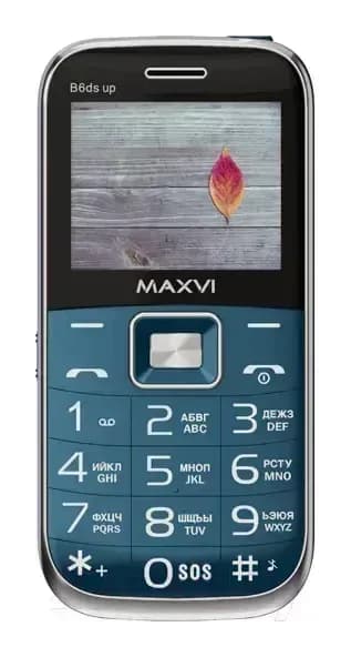 Мобильный телефон Maxvi B6ds up (маренго)