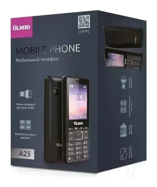 Мобильный телефон Olmio A25 (черный)