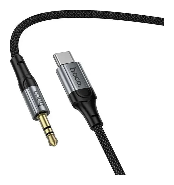 Кабель Hoco UPA33B Type-C-AUX (1.5м, черный)