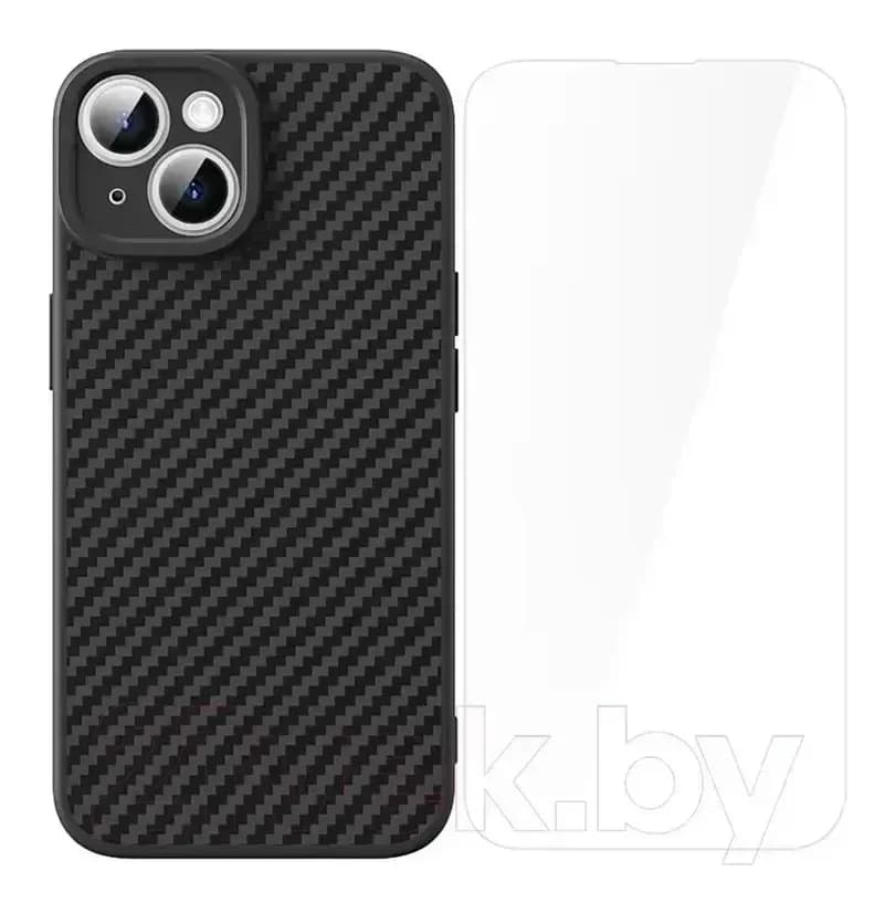 Чехол-накладка Baseus Synthetic Fiber Series для iPhone 15 Plus / 660157942A