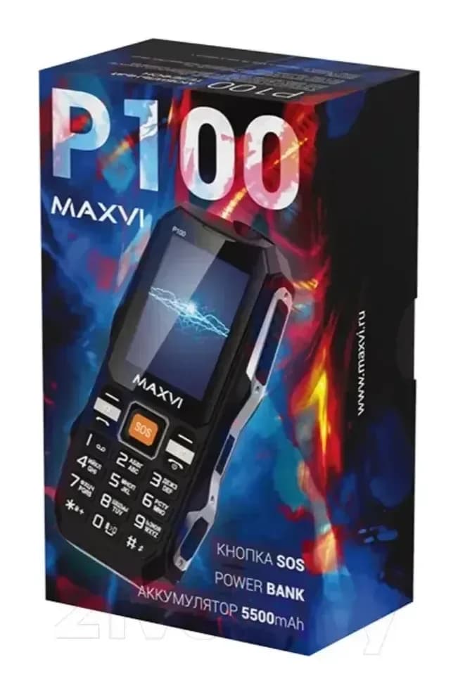 Мобильный телефон Maxvi P100 (синий)