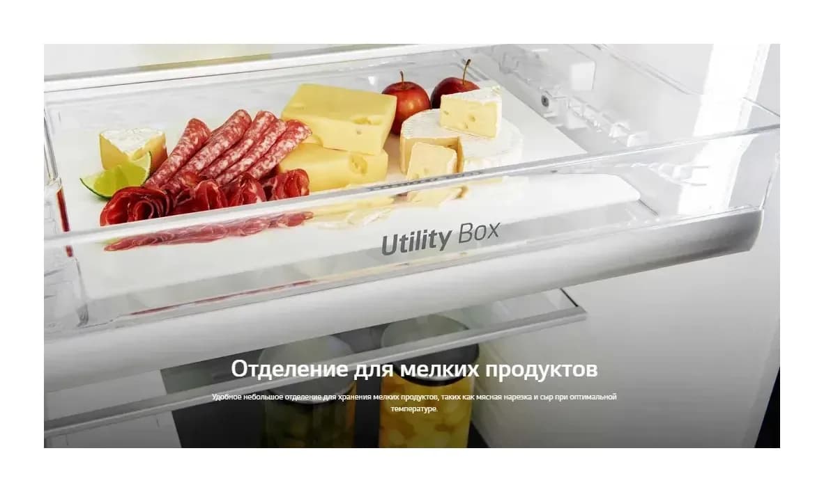 Холодильник с морозильником LG GC-L257CBEV