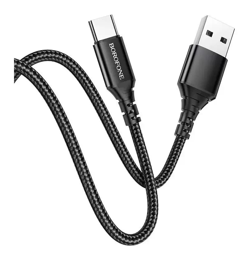 Зарядный кабель Borofone BX54 Type-C (1м, черный)