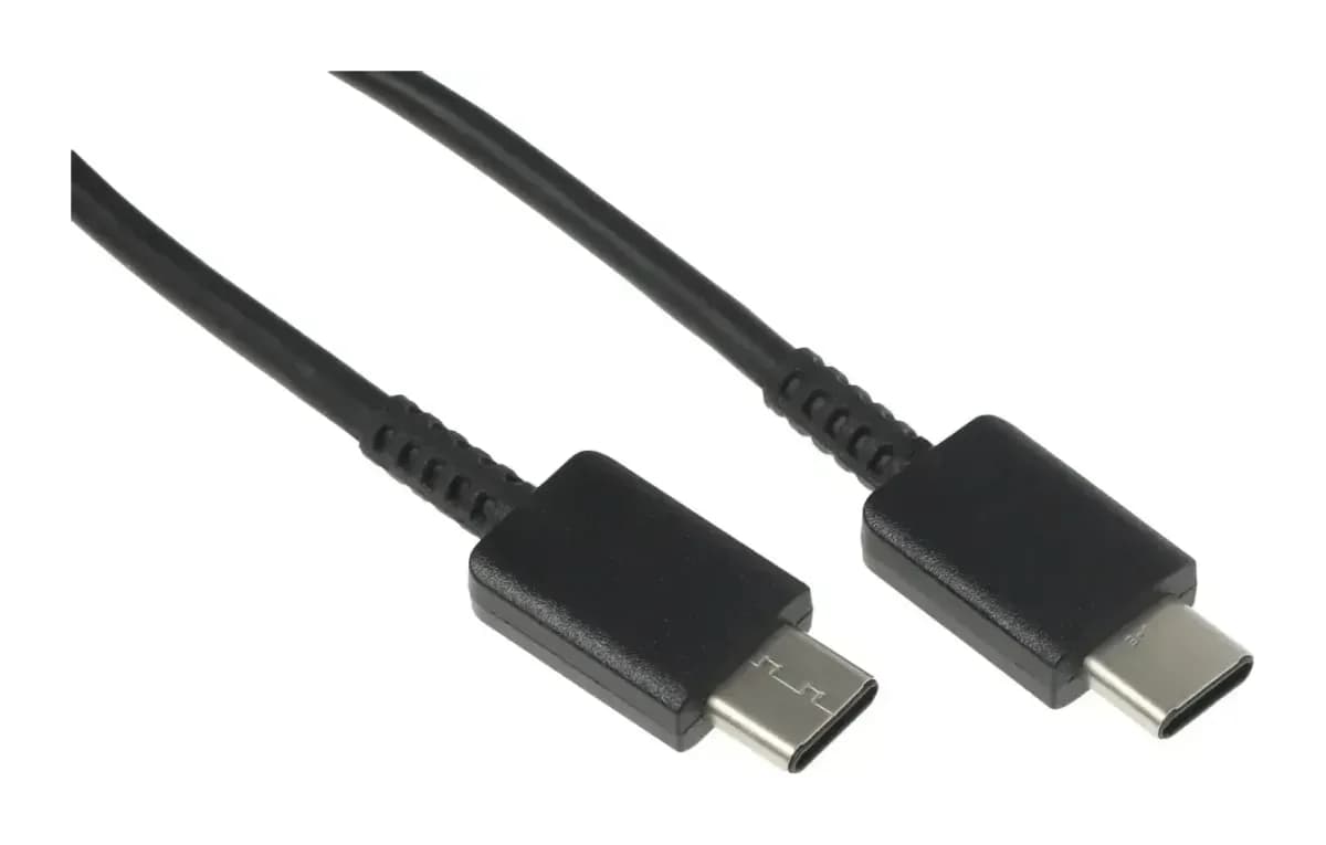 Зарядный кабель Samsung Type-C to Type-C (3A) / EP-DX310JBE (1.8м, черный)