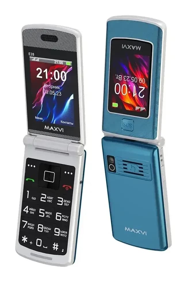 Мобильный телефон Maxvi E28 (маренго)