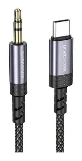 Кабель Borofone BL24 Type-C - AUX (1м, металлик)