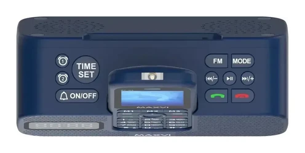 Мобильный телефон Maxvi RT-03 с док-станцией (синий)