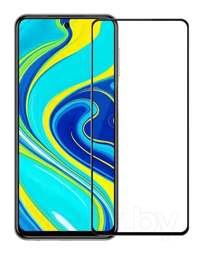Защитное стекло для телефона Case 3D для Redmi Note 9 Pro / 9S