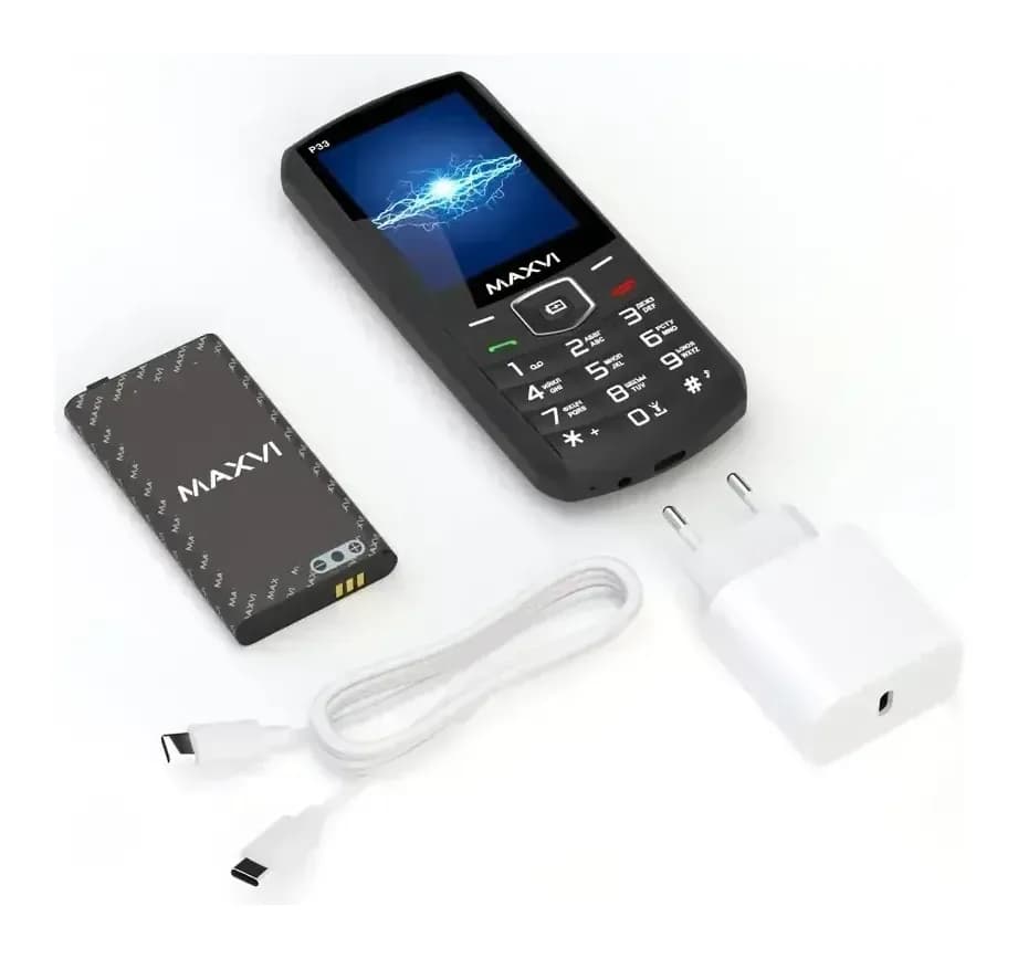 Мобильный телефон Maxvi P33 (черный)
