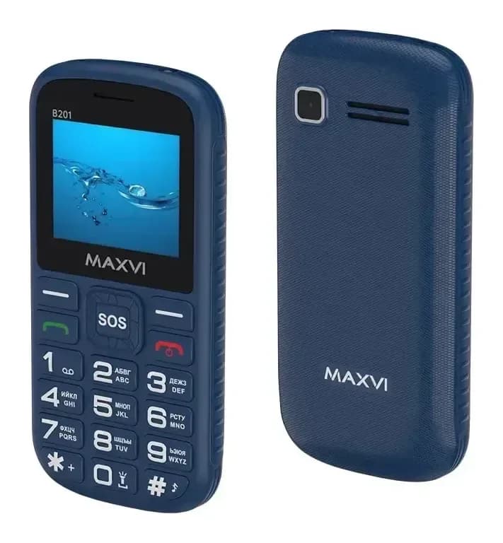 Мобильный телефон Maxvi B201 (синий)