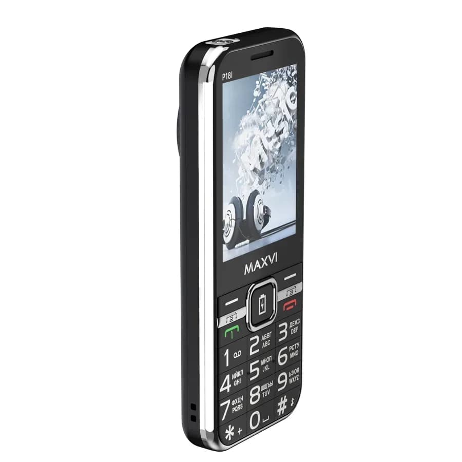 Мобильный телефон Maxvi P18i (черный)