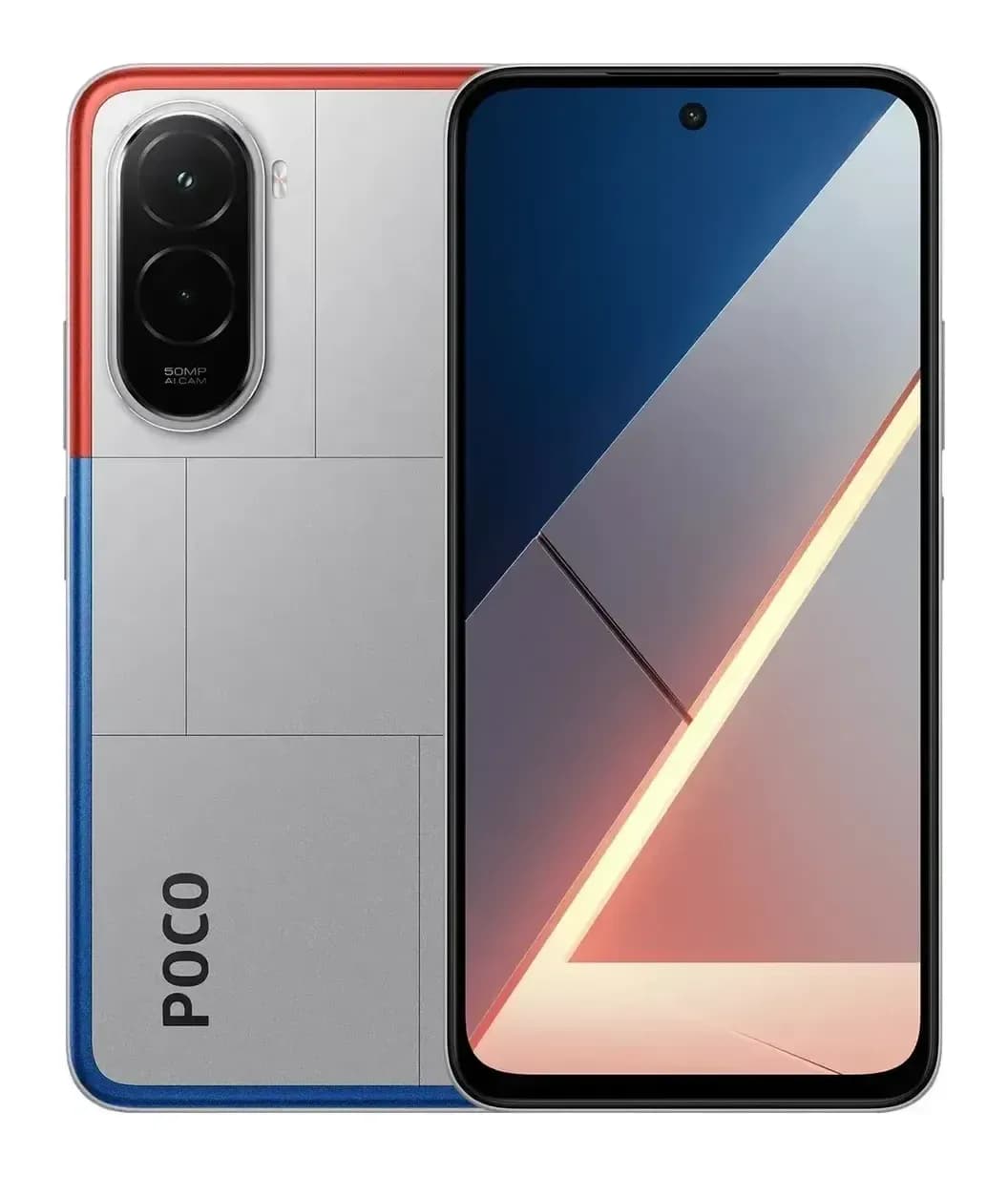 Смартфон POCO M7 6GB/128GB (серебристый)