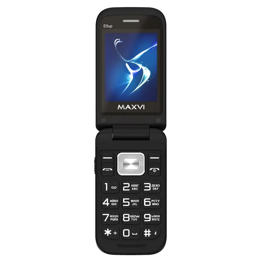Мобильный телефон Maxvi E5 up (черный)