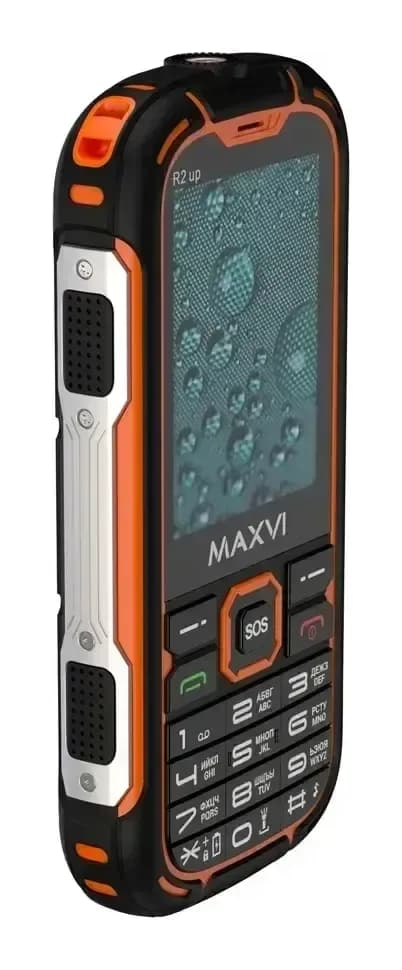 Мобильный телефон Maxvi R2 up (оранжевый)