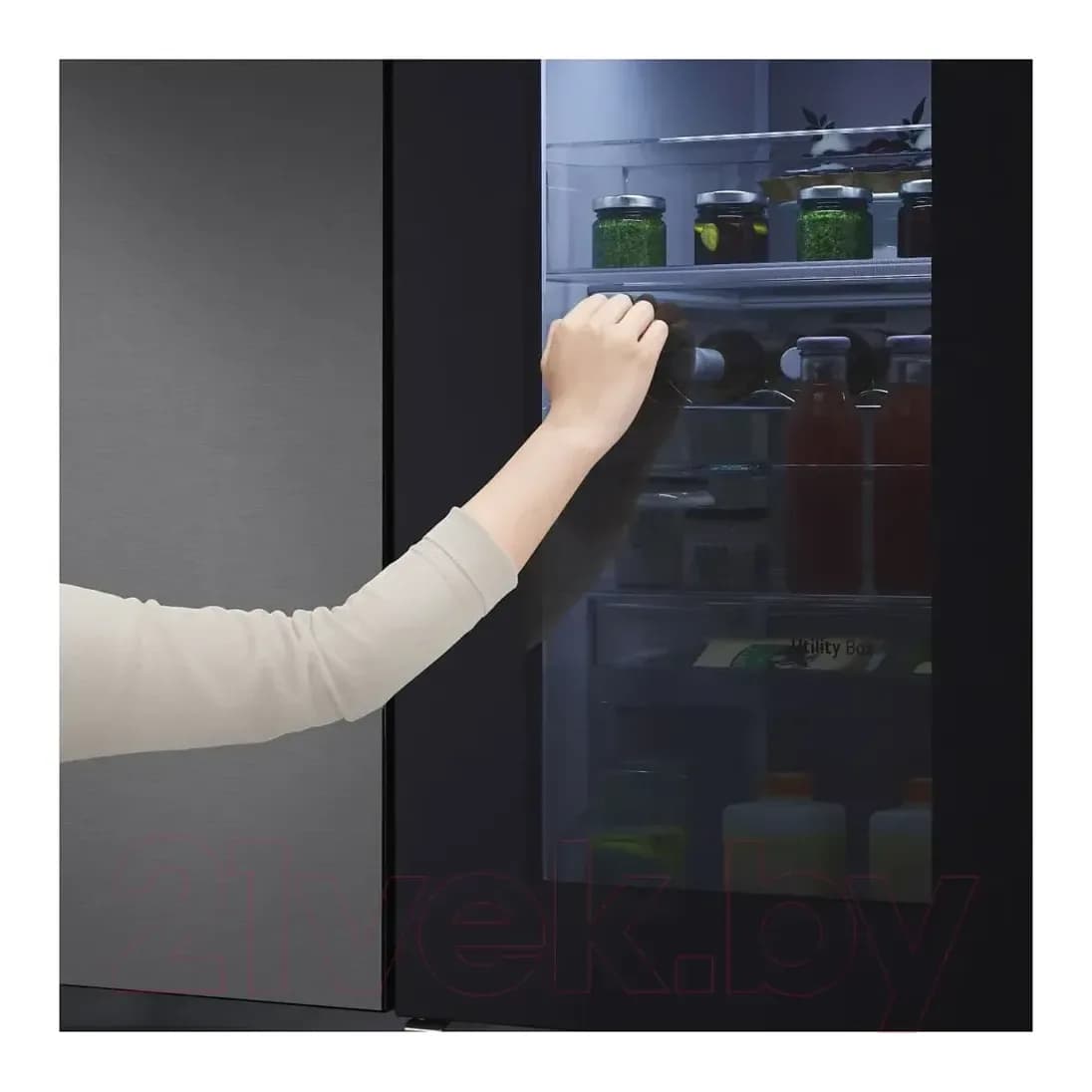 Холодильник с морозильником LG GC-Q257CBFV